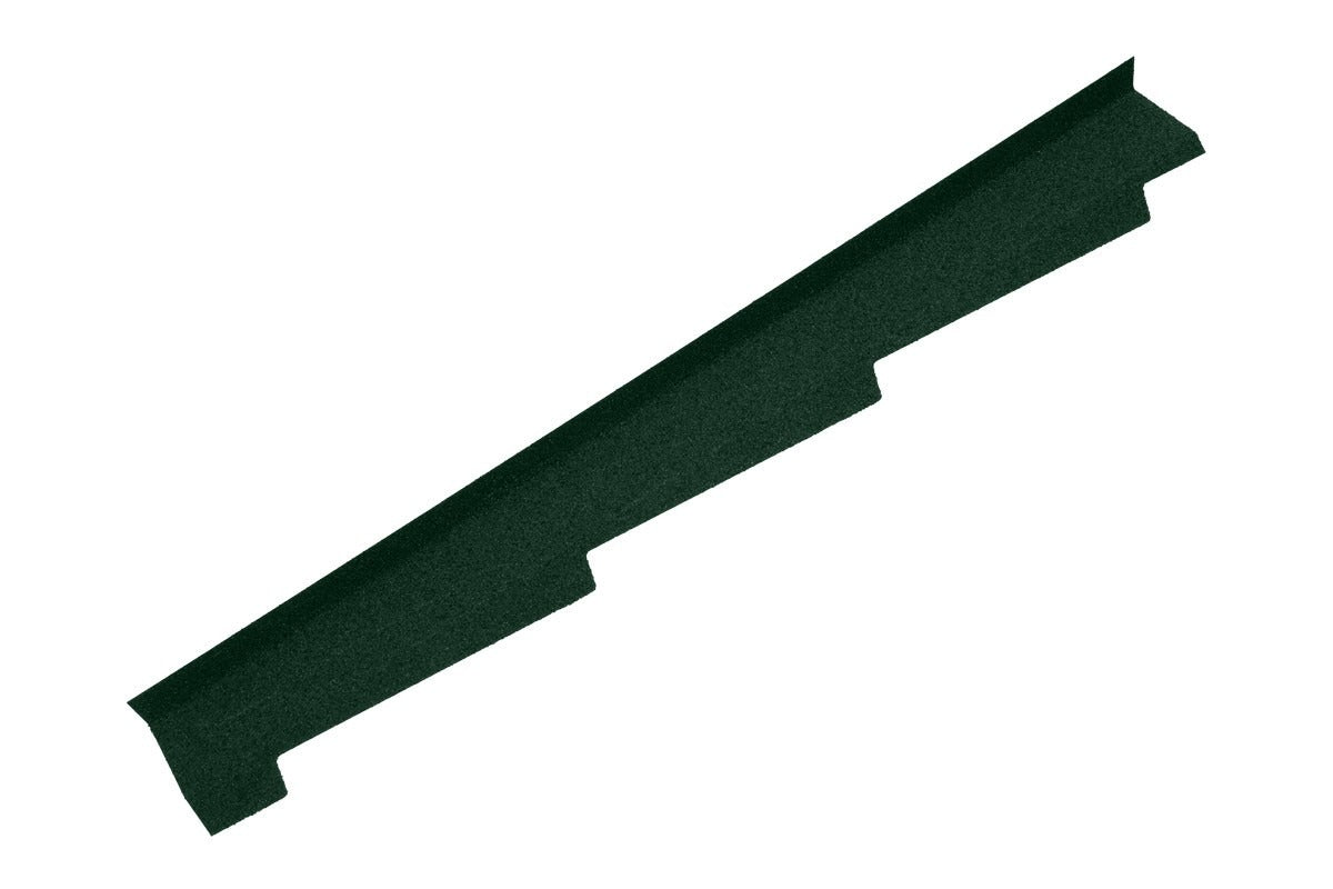 Britmet - Left Hand Side Wall Flashing - Tartan Green (1250mm)