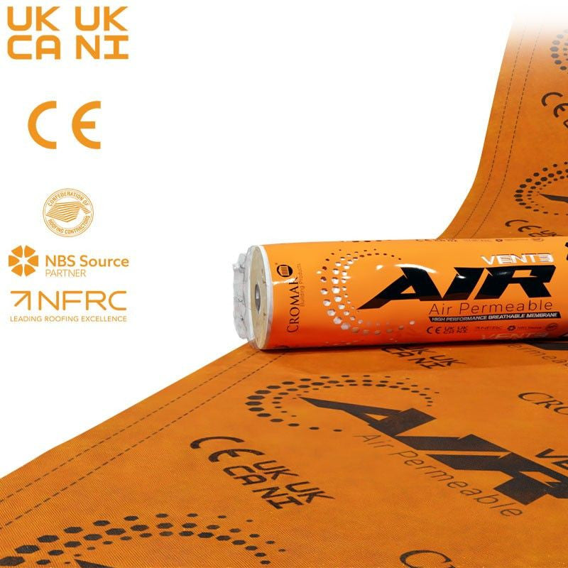 Cromar VENT3® Air Permable Breathable Membrane - 1m x 50m