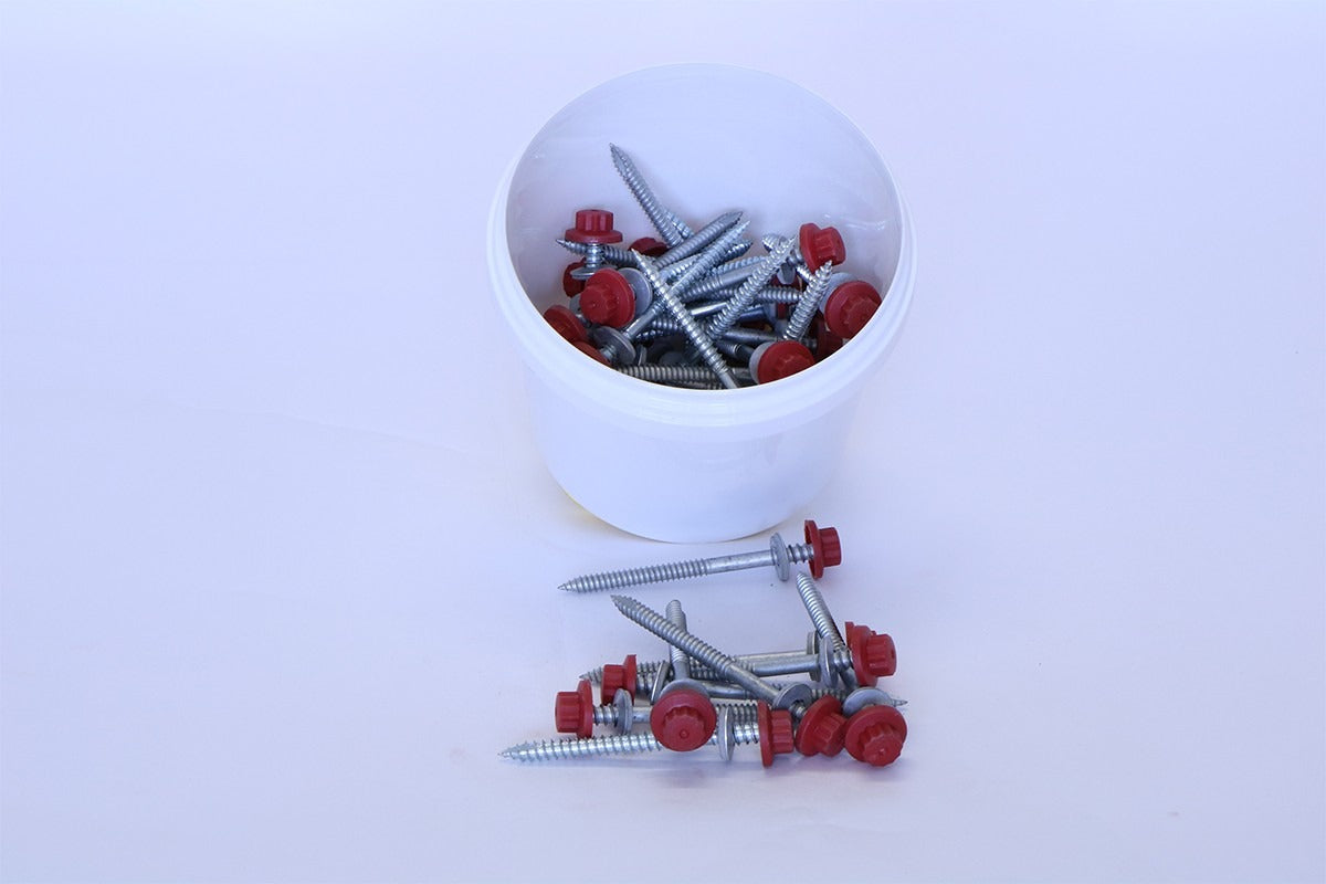 Britmet - Pantile 2000 - Main Fixings - Antique Red - 85mm (Pack of 50)