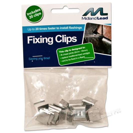 Lead Flashing Hall Clips (20 Pack)