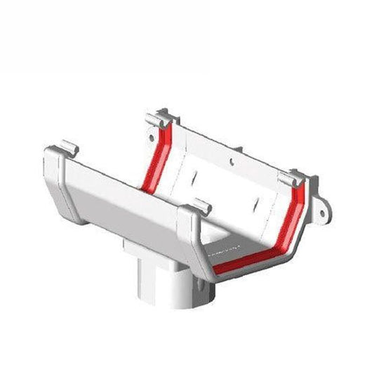 Square Style Plastic Gutter Running Outlet