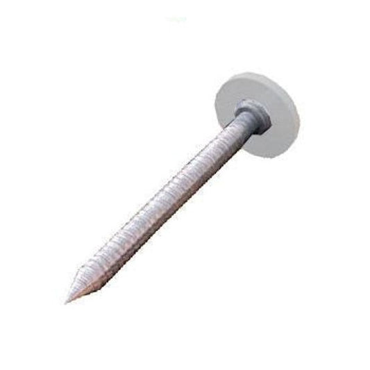 Facia Board 30mm Poly Pins White (Pack of 100)