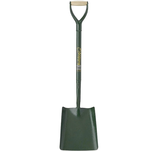 Bulldog 5SM2AM All Steel Square Shovel with Metal YD Shaped Handle 31x25cm