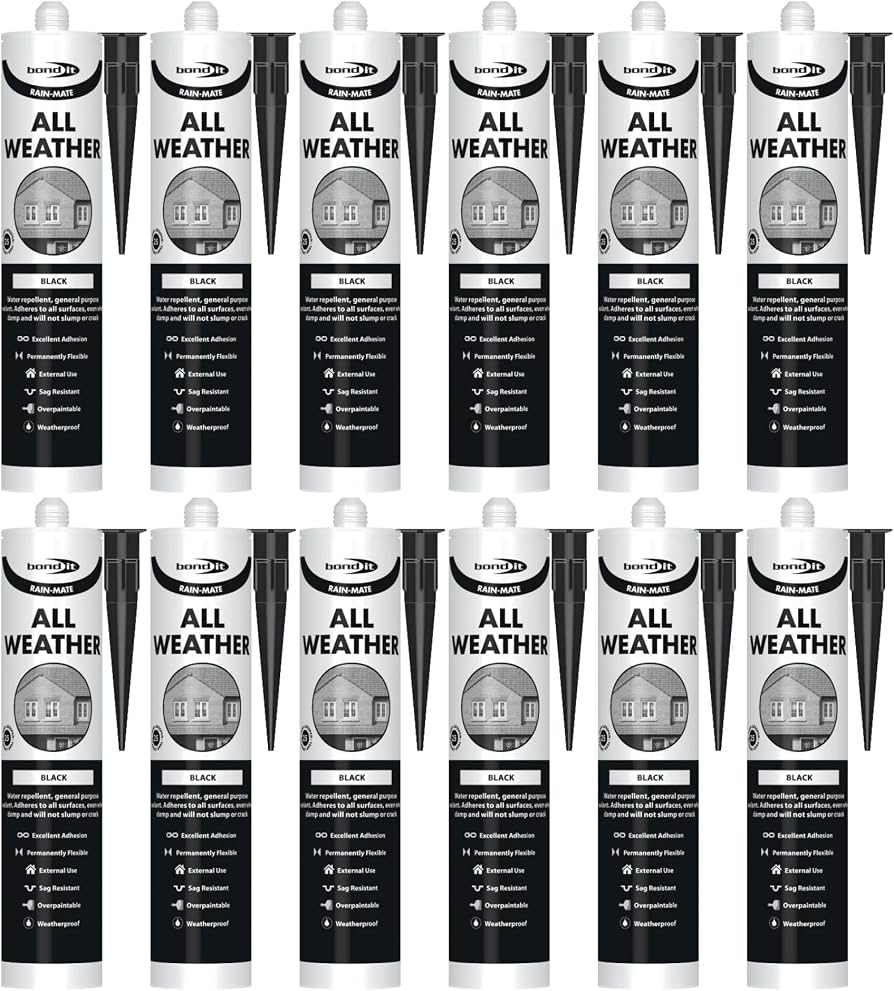Bond It Rain-Mate All Weather Sealant Black