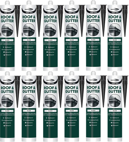 Bond It Roof-Mate Roof & Gutter Sealant Black