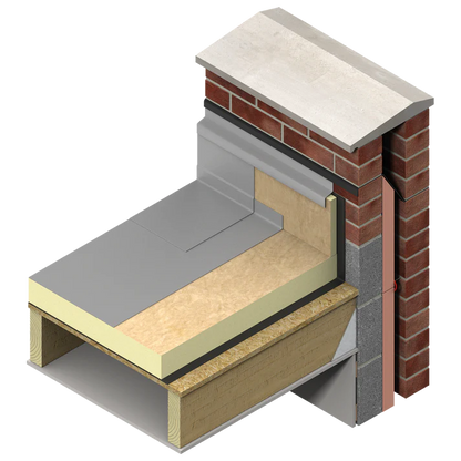 Kingspan Thermaroof TR27 Flat Roof Insulation - 1200mm x 1200mm x 130mm (pack of 3 sheets 4.32m2)