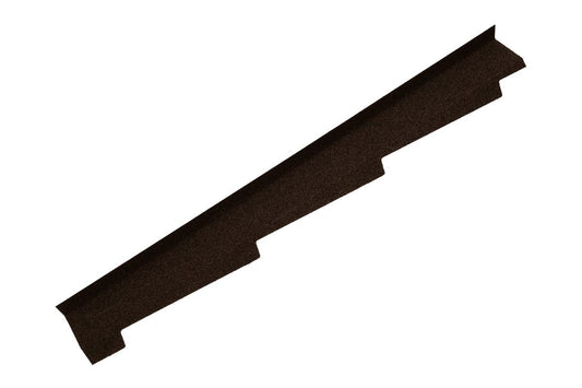 Britmet - Left Hand Side Wall Flashing - Bramble Brown (1250mm)