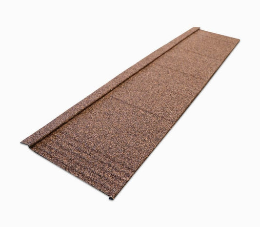 Britmet - Lightweight Metal Roof Shingle - Rustic Brown