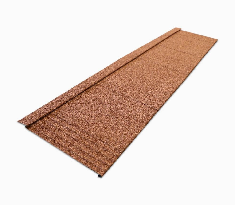 Britmet - Lightweight Metal Roof Shingle - Rustic Terracotta