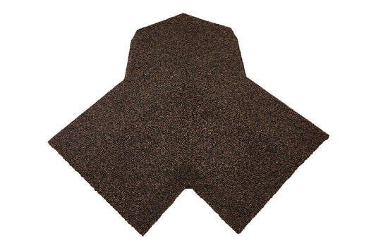 Britmet - Lightweight Metal Roof Shingle - Slimline 3 Way Ridge/Hip - Rustic Brown