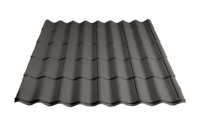 Britmet - Pantile 2000 - Tile Effect Sheet - Made to Measure - Mid Grey (0.9mm)