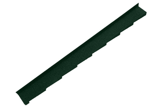 Britmet - Plaintile - Left Hand Side Wall Flashing - Tartan Green (1250mm)