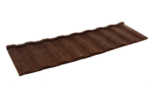Britmet - Profile 49 - Lightweight Metal Roof Tile - Rustic Brown (0.45mm)