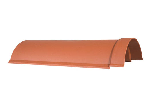 Lightweight Tiles Terracotta Red Budget Ridge Tile