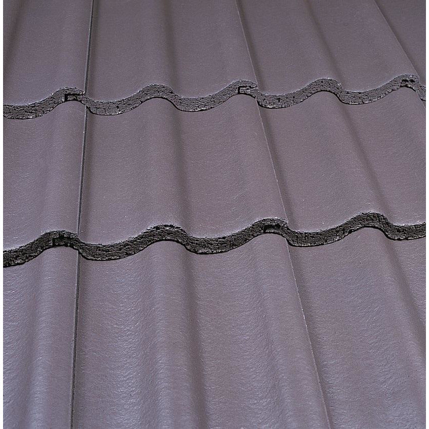 Marley Mendip Low Pitch Roof Tile 12.5° - Smooth Grey (Pallet of 192 tiles)