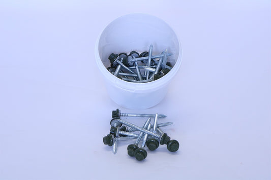 Britmet - Pantile 2000 - Main Fixings - Sage Green - 85mm (Pack of 50)