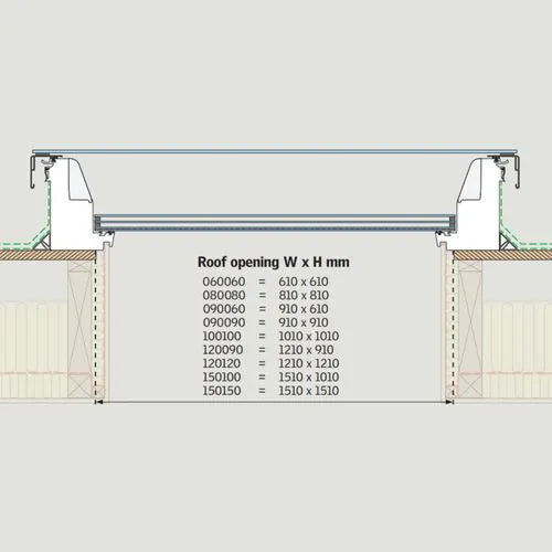 Velux Fixed Flat Roof Window Base