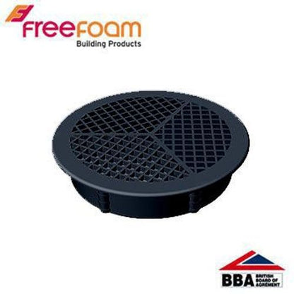 Freefoam 70mm Circular Soffit Fascia Board Vent