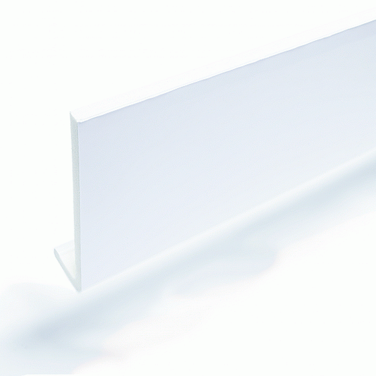 SQUARE 9mm CAPPIT FASCIA BOARD (White)